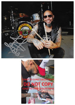 Frank Ferrer Guns N Roses Drummer signed 8x10 photo proof COA autographe... - £96.90 GBP