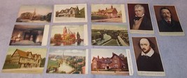 Antique Vintage Stratford on Avon England Color Post Card lot of 11 ca 1907 - £7.90 GBP