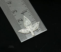 2.1 cm 11 pieces 925 sterling silver Shiva bel Patra  puja article su601 - €59,55 EUR