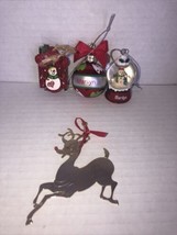 Christmas Ornament Lot Of 4  Personalized With Name “  Marilyn” - $21.78