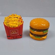 McDonald&#39;s 1987 Happy Meal Toy Changeables Big Mac &amp; Fries Robot Transfo... - $12.55