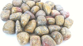 Six Leopardskin Jasper Tumbled Stones 20-30mm Reiki Crystal Healing Protection - £5.53 GBP