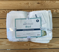 aircloud NWT 6 piece Olucell Resort towels set white sf11 - £30.79 GBP