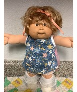 Vintage Cabbage Patch Kid Girl HTF Cornsilk Single Pony Brown Eyes HM#12... - $275.00