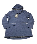 Penlerysi Jacket Mens L Blue Navy Rain Coat Long Waterproof Windproof Wa... - $55.29 CAD
