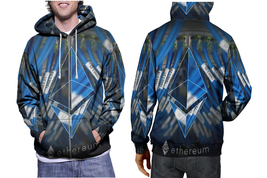 Ethereum  Sporty Casual Graphic Hoodie - £26.54 GBP+