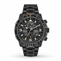 Citizen Men&#39;s Eco-Drive Skyhawk A-T Chronograph Stainless Steel Watch JY8075-51E - £334.38 GBP