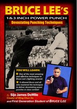 Bruce Lee 1&quot; &amp; 3&quot; Power Punch DVD James DeMile seattle wing chun do jun fan - £19.15 GBP