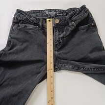 Wrangler 1009MWZBK Women's Cotton Blend Black Bootcut Denim Jeans Size 5 (26×30) image 6