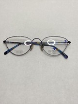 Vtg New Dakota Smith Eyeglasses 1438 Abilene Antique Blue 3392 50-20-135 Steel - £27.80 GBP