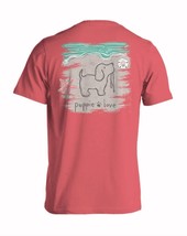 Puppie Love Dog Sand Pup Short Sleeve T-Shirt  NEW Fast Free Ship - $24.95+