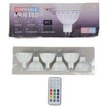 Wowlumen MR16 LED Bulb Dimmable 6 Pack 5W 2700K Warm White - £9.06 GBP