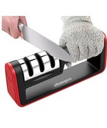 Knife Sharpener Professional Ceramic Tungsten Kitchen Sharpening System ... - $35.80 CAD