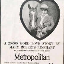 1917 Metropolitan Mary Roberts Rinehart Advertisement WW1 World War Era ... - $363.77 MXN