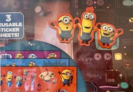 Despicable Me Minion Made Jumbo Sticker Pad 2246DP ~Reusable Sticker Sheets- New - £3.51 GBP