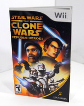 Instruction Manual Booklet Only Star Wars The Clone Wars Wii No Game - £5.98 GBP