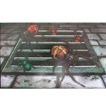Creepy SCARY SPIDER DUNGEON SEWER DRAIN Window Cling Halloween Horror De... - $54.71 MXN