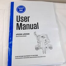 Westinghouse ePX3100 ePX3500 Electric Pressure Washer User Manual instru... - $15.40 CAD
