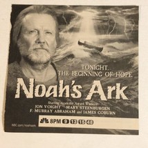 Noah’s Ark Tv Guide Print Ad Jon Voight James Coburn F Murray Abraham TPA17 - £4.75 GBP