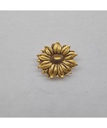 Vintage Gold Tone Sunflower Fashion Pin - £17.31 GBP