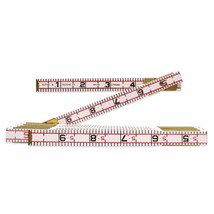 6&#39; X 5/8&quot; Engineers Scale Wood Rule Red End - £51.88 GBP
