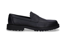 Men loafers vegan leather black dress slip on versatile elegant lasting ... - $2,774.55 MXN