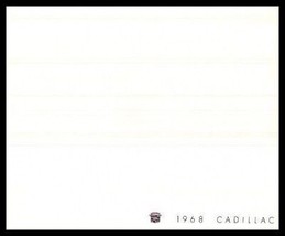 1968 Cadillac Sales Brochure, Eldorado, Fleetwood Brougham DeVille MINT - £13.08 GBP