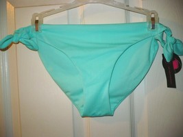 No Boundaries Juniors Swimsuit Bottom X-Large (15-17)  Aqua Mint Side Tie - £7.91 GBP