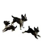 Vintage Adorable Boxer Dog Family Figure Sculpture 3 dogs set Japan - £25.31 GBP