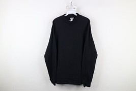 Vtg 90s Streetwear Mens L Blank Heavyweight Mock Neck Long Sleeve T-Shir... - £39.41 GBP