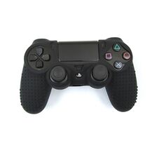 Silicone Grip Black Silicone Case Shell Cover Non Slip For PS4 Controller  - $11.22 CAD