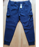 POLO RALPH LAUREN Men&#39;s XXL Navy Blue CARGO JOGGER Pony Dbl-Knit Sweatpa... - €107,91 EUR