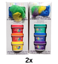 ( Set Of 2 ) Prideful 3 Piece Each Body Scrub Set With Loofah Free Shipp... - $23.75