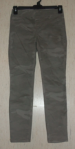 New Womens SOUND/STYLE NY/LA Lucy Pull On Ankle Olive Drab Camo Jegging Size S - £26.11 GBP