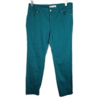 Cato 1946 Denim Jeans ~ Sz 12 ~ Green ~ Mid Rise ~ 28.5&quot; Inseam - £17.97 GBP