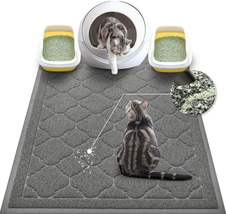 Cat Litter Box Mat, Kitty Premium PVC Pad, Durable Trapping Rug, Phthalat - $832.20 MXN