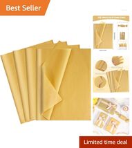 Versatile Gold Tissue Paper - 160 Sheets 14x20in for Weddings, Birthdays... - $24.70
