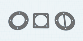 USA MADE, "3pc COMPOSITE GASKET SET" FITS 921.153101 CRAFTSMAN AIR COMPR... - $4.99