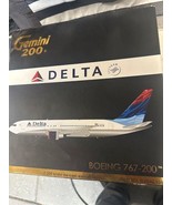 Gemini Jets Gemini 200 B 767-200 Diecast Model Delta Air Lines 1:200 Scale - $310.27 CAD