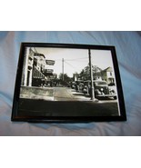 Framed Black &amp; White Photo-Port Arthur-TX-Goodhue Hotel, Pat Wood Drugstore - $16.50