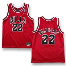 Nike NBA Chicago Bulls Jay Williams #22 Red Stitched Authentic Jersey Youth M - £23.34 GBP