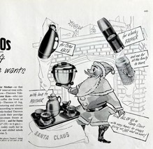 Thermos Models Santa Claus 1954 Advertisement UK Import Christmas DWII10 - $29.99