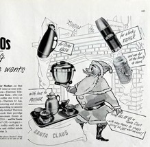 Thermos Models Santa Claus 1954 Advertisement UK Import Christmas DWII10 - £22.41 GBP