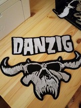 Danzig Back Patches High quality embroidery 90s Metal Patch for Jacket Misfits - £22.17 GBP