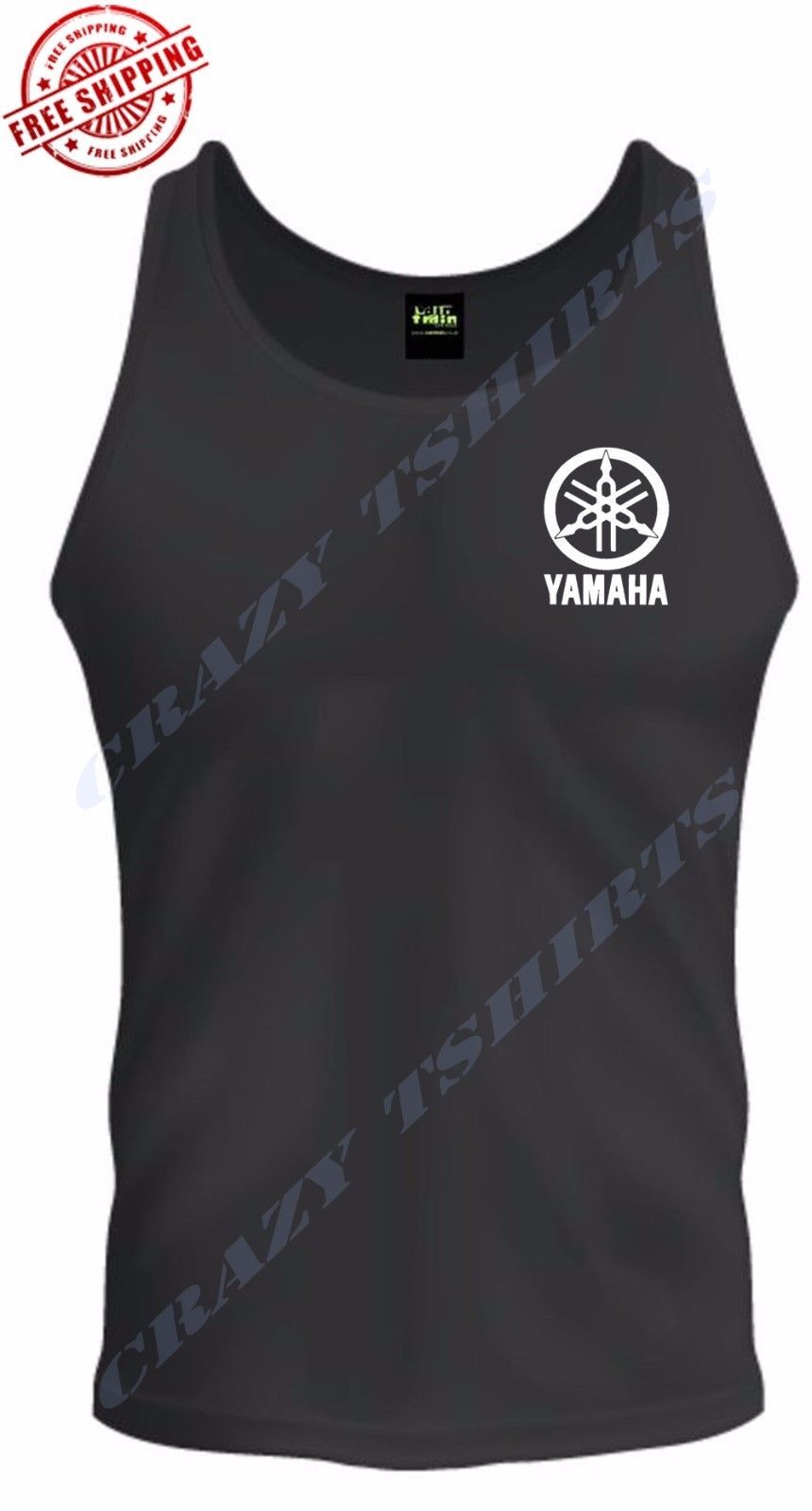 Primary image for WHITE Factory Effex Yamaha Tuning Black Tank Top Sleeveless Tee Adult YZ YZF R1