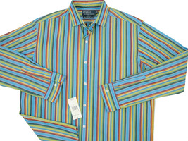 NEW $185 Polo Ralph Lauren Southwestern Shirt!  M  Westerton Style  RUNS LARGE - £67.92 GBP