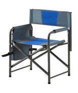 1-Piece Padded Folding Outdoor Chair - Blue/Grey - £80.36 GBP