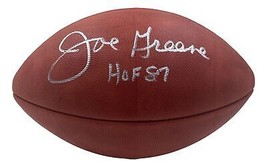 Mean Joe Greene Steelers Autografato Wilson Super Ciotola Ix Duca Calcio Hof 87 - £349.99 GBP