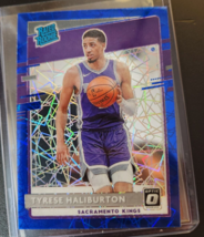 2020-21 Optic Tyrese Haliburton Rookie Card blue velocity 162 nba sacramento - £16.99 GBP