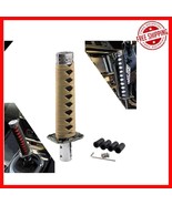 Elegant Katana Shift Knob - Black Gold Gear Lever Compatible with Most Cars - $609.43 MXN